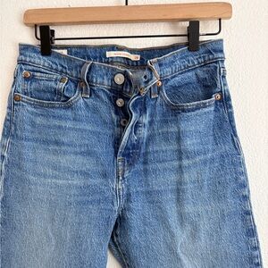 Levi’s Wedgie Straight Button Fly Jeans